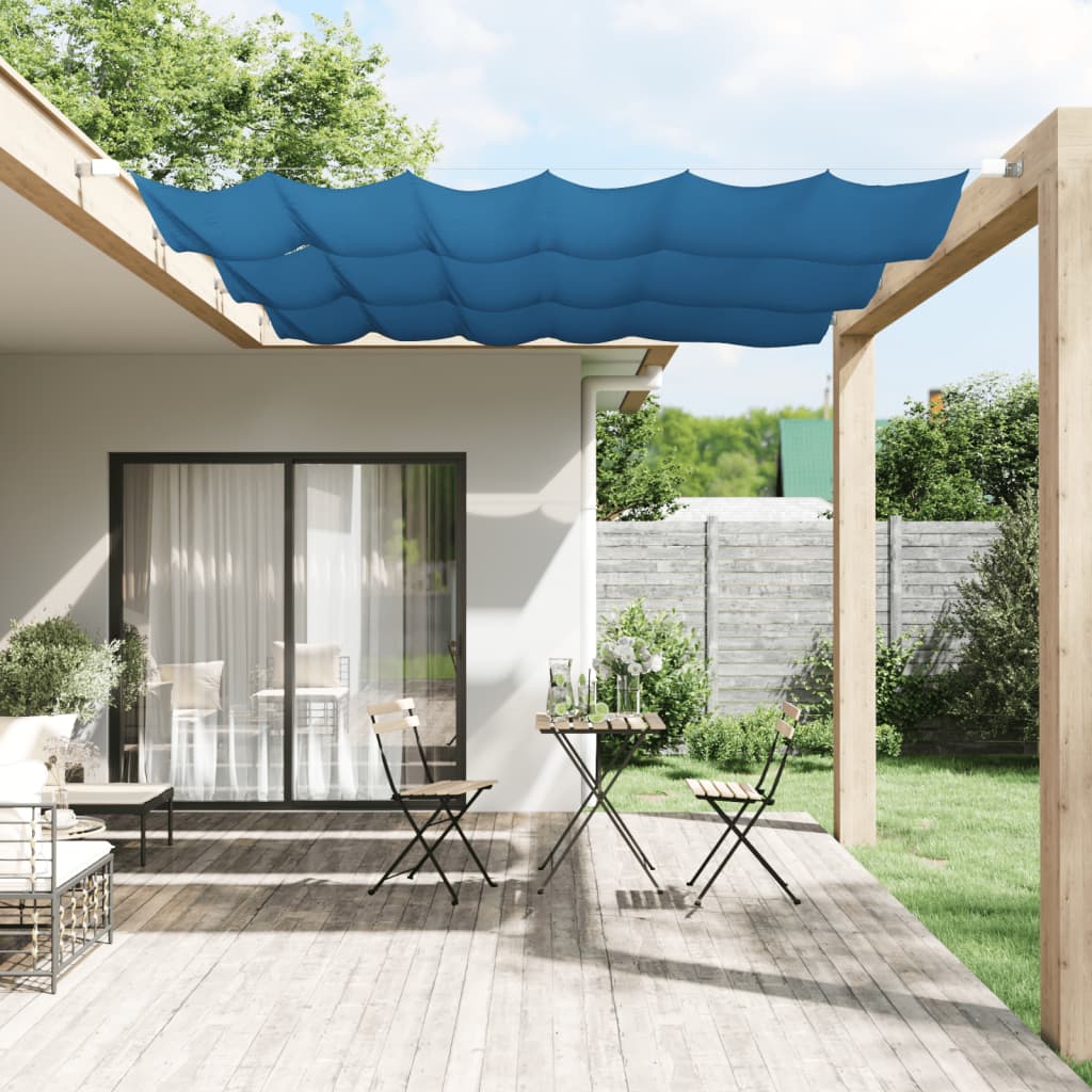 vidaXL Toldo vertical tela oxford azul 60x270 cm