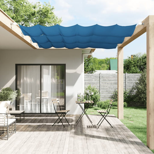 vidaXL Toldo vertical tela oxford azul 60x270 cm