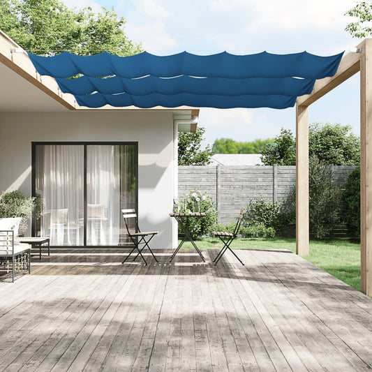 vidaXL Toldo vertical tela oxford azul 60x360 cm