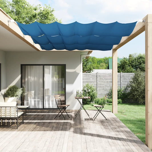 vidaXL Toldo vertical tela oxford azul 140x270 cm