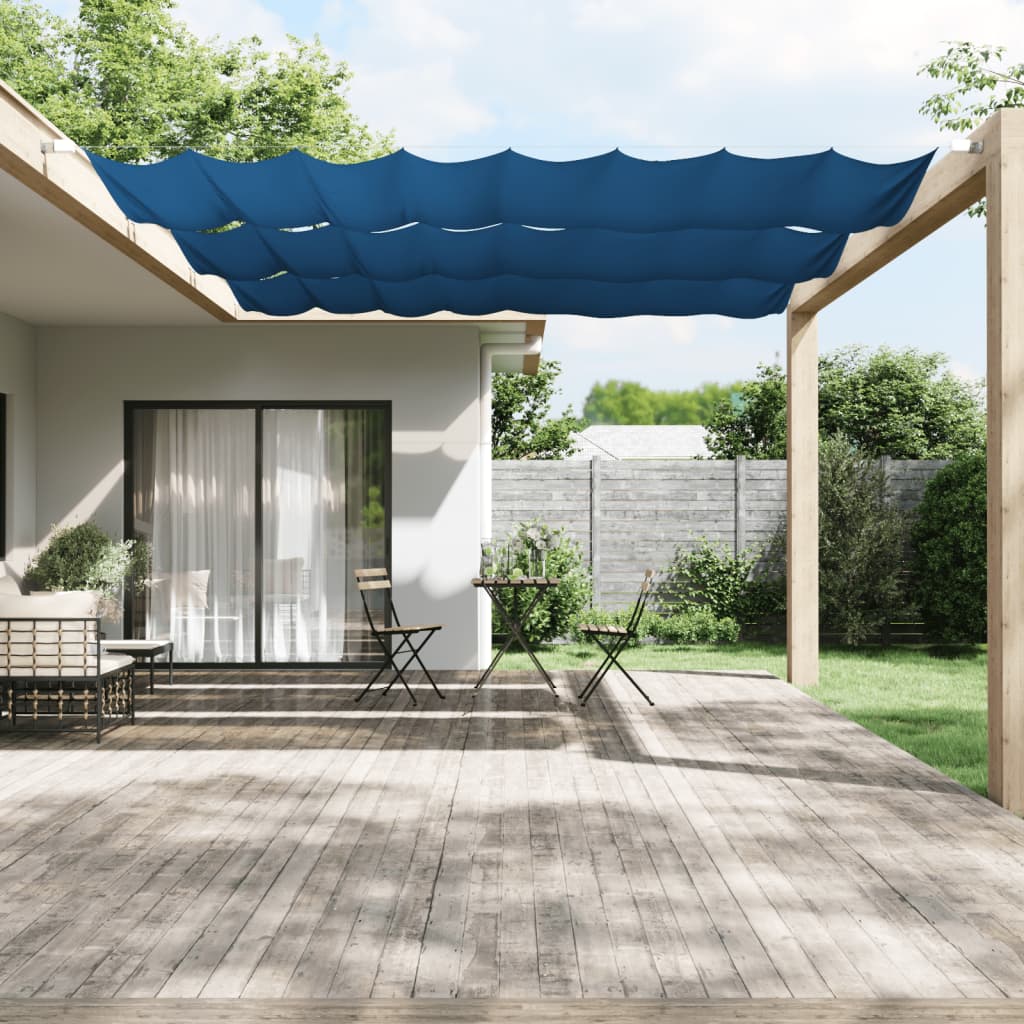 vidaXL Toldo vertical tela oxford azul 140x360 cm