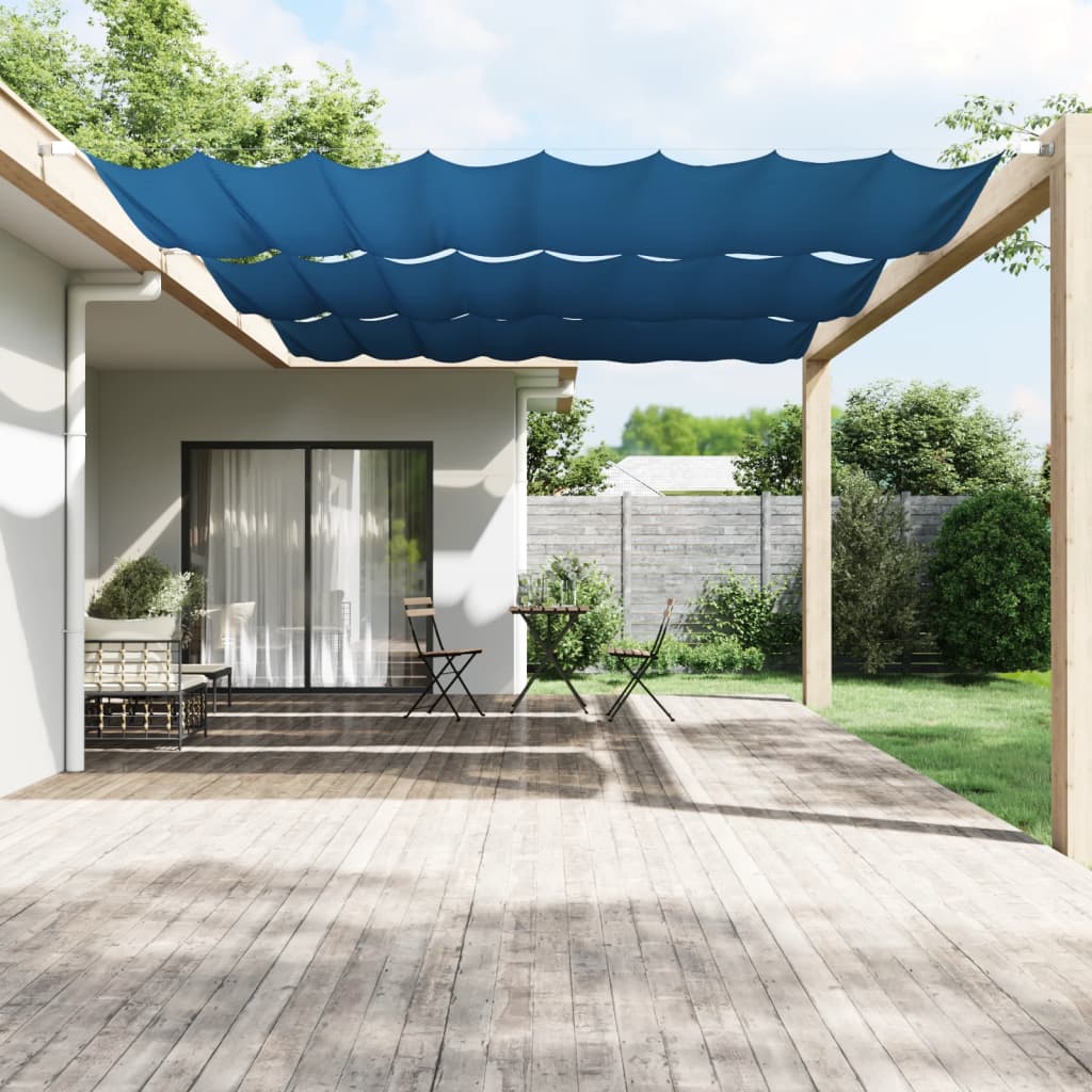 vidaXL Toldo vertical tela oxford azul 200x360 cm