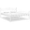 vidaXL Estructura de cama sin colchón metal blanco 160x200 cm