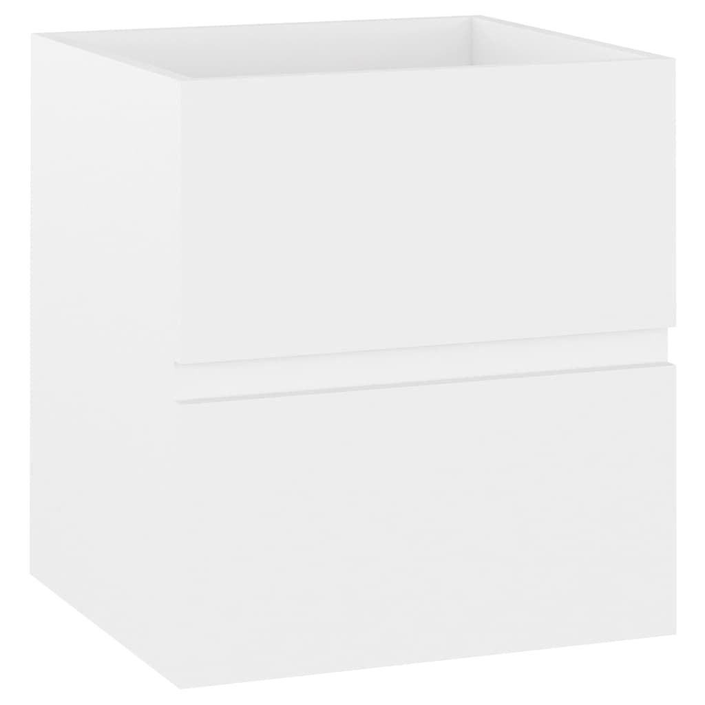 vidaXL Armario para lavabo madera contrachapada blanco 41x38,5x45 cm