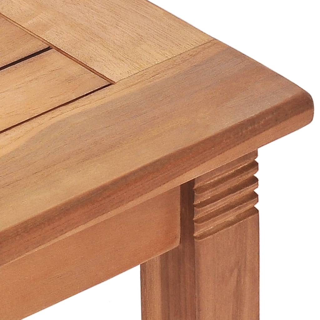 vidaXL Conjunto de comedor para jardín 7 piezas madera maciza de teca