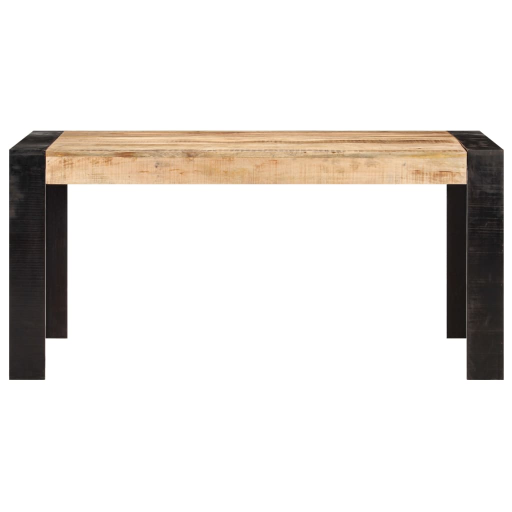 vidaXL Mesa de comedor de madera maciza de mango 160x80x76 cm