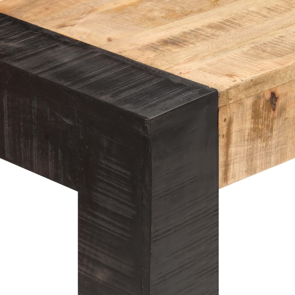 vidaXL Mesa de comedor de madera maciza de mango 160x80x76 cm