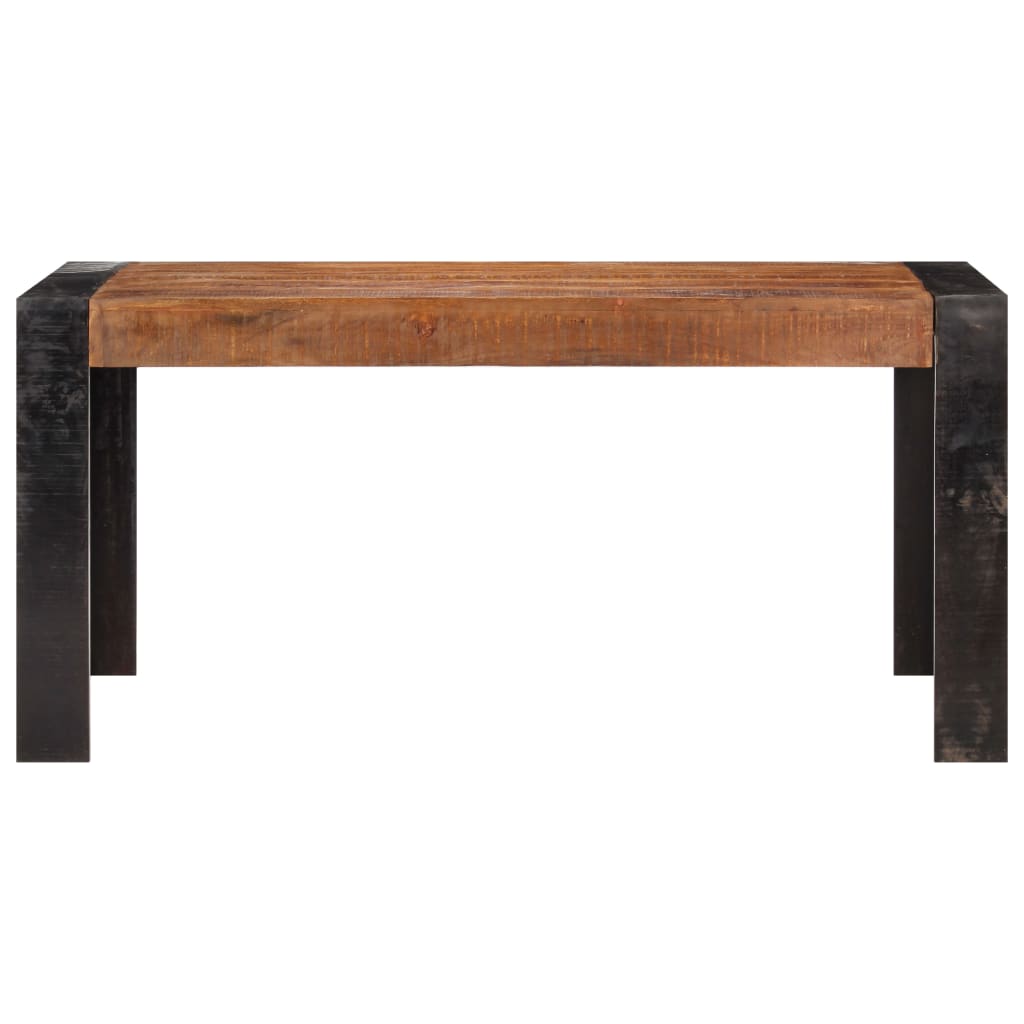 vidaXL Mesa de comedor de madera maciza de mango 160x80x76 cm