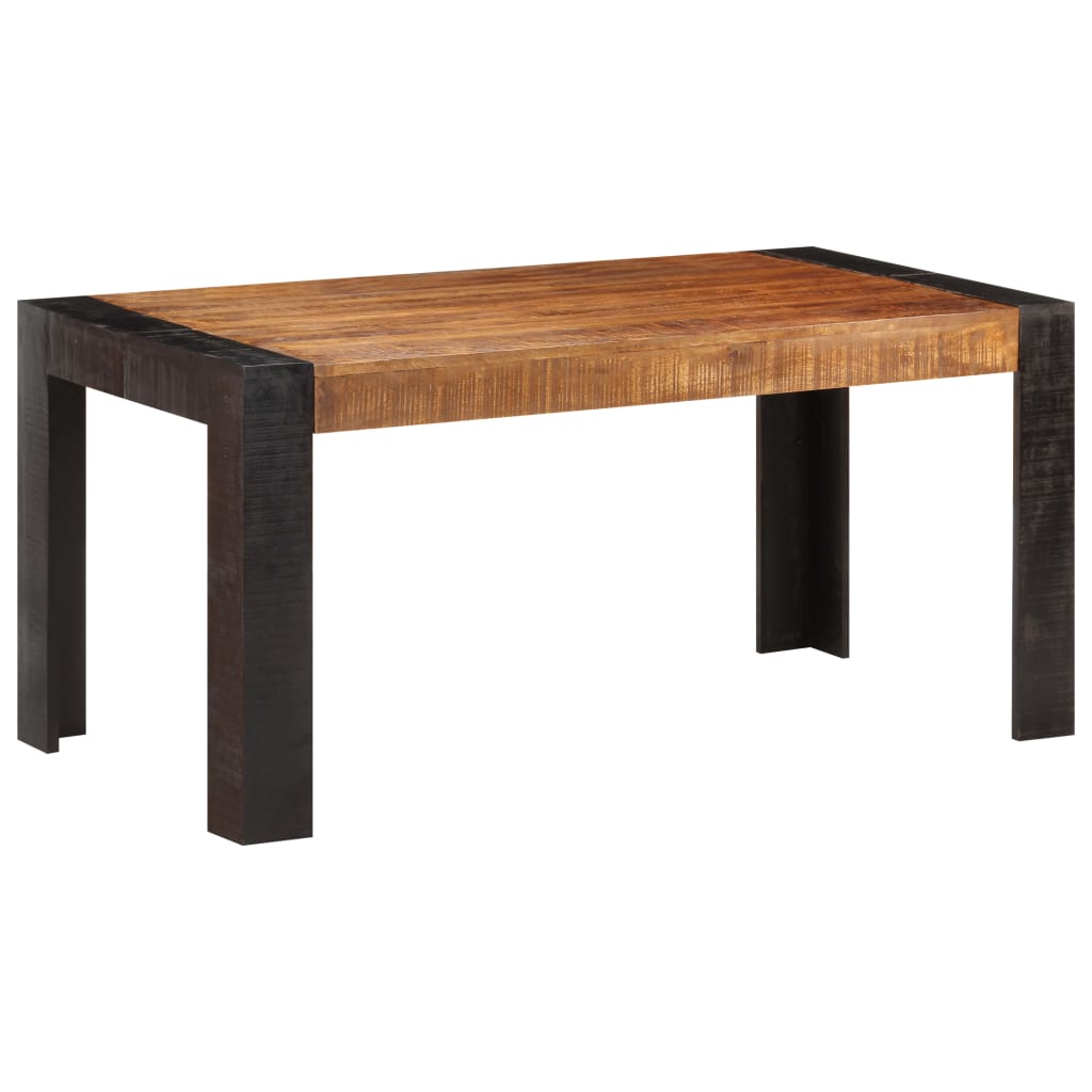 vidaXL Mesa de comedor de madera maciza de mango 160x80x76 cm