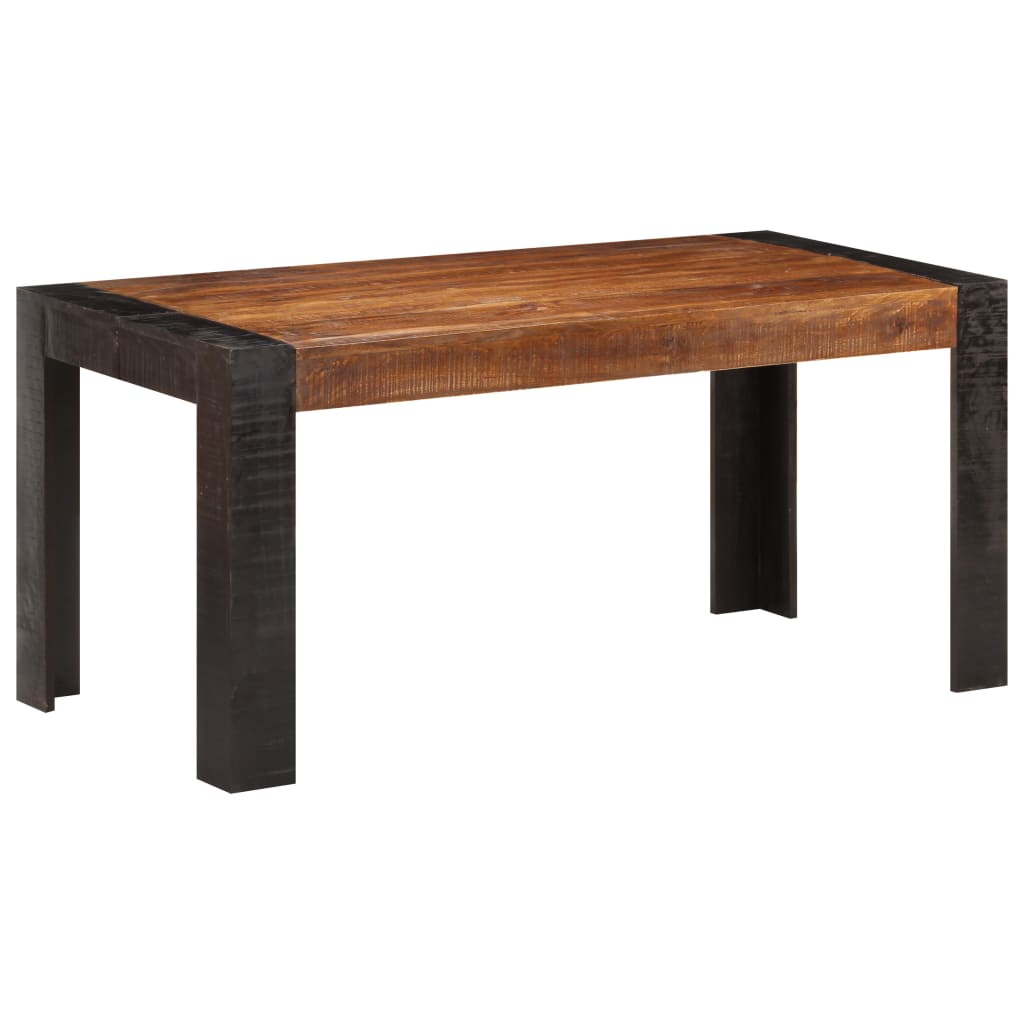 vidaXL Mesa de comedor de madera maciza de mango 160x80x76 cm