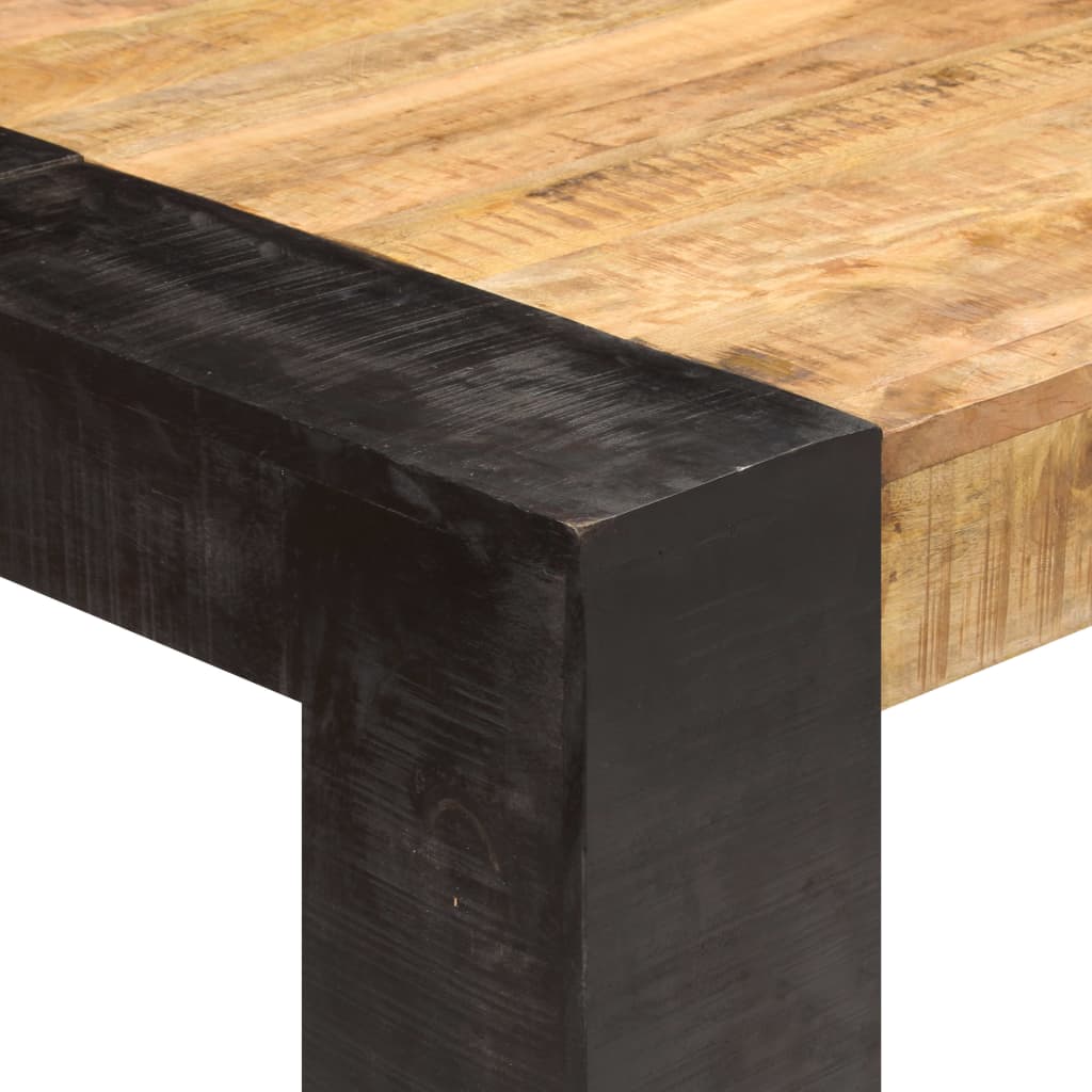 vidaXL Mesa de comedor de madera maciza de mango 180x90x76 cm