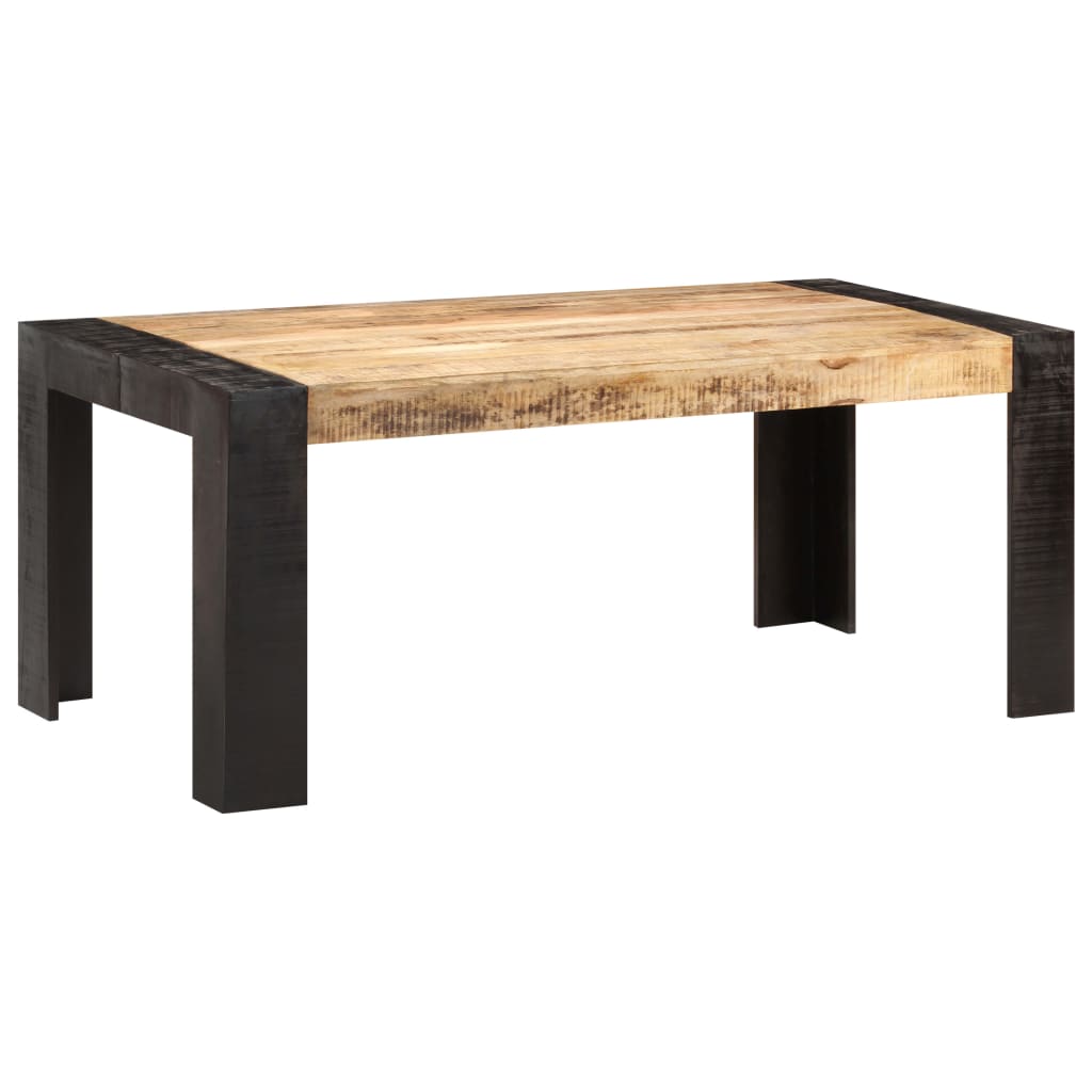 vidaXL Mesa de comedor de madera maciza de mango 180x90x76 cm