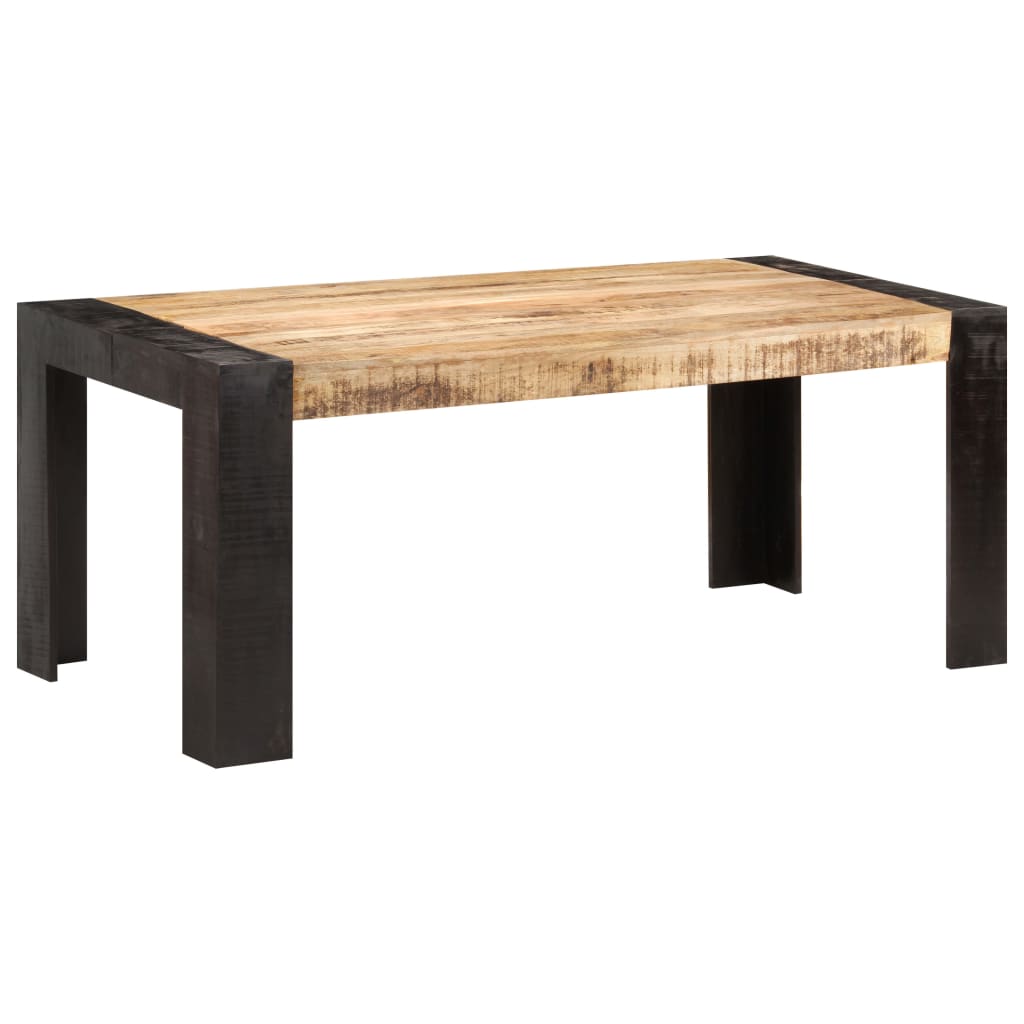 vidaXL Mesa de comedor de madera maciza de mango 180x90x76 cm