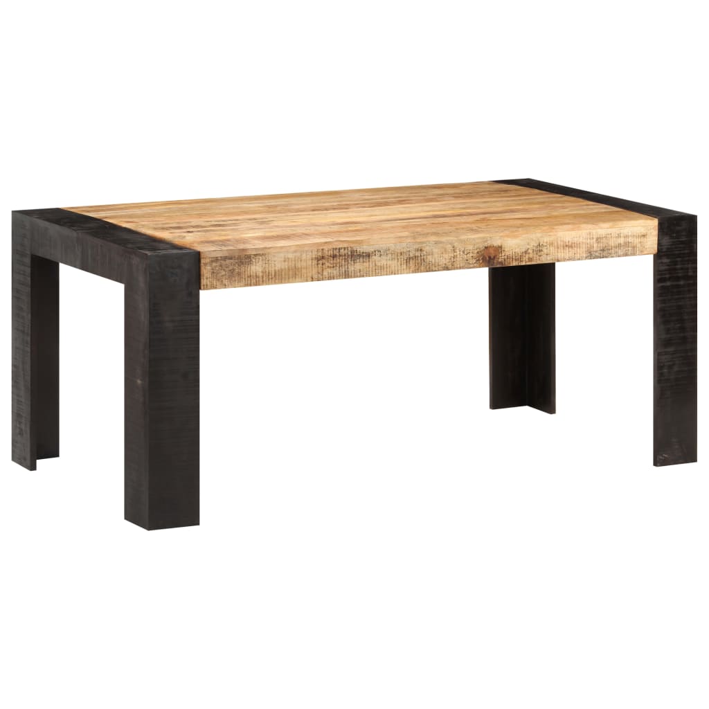 vidaXL Mesa de comedor de madera maciza de mango 180x90x76 cm