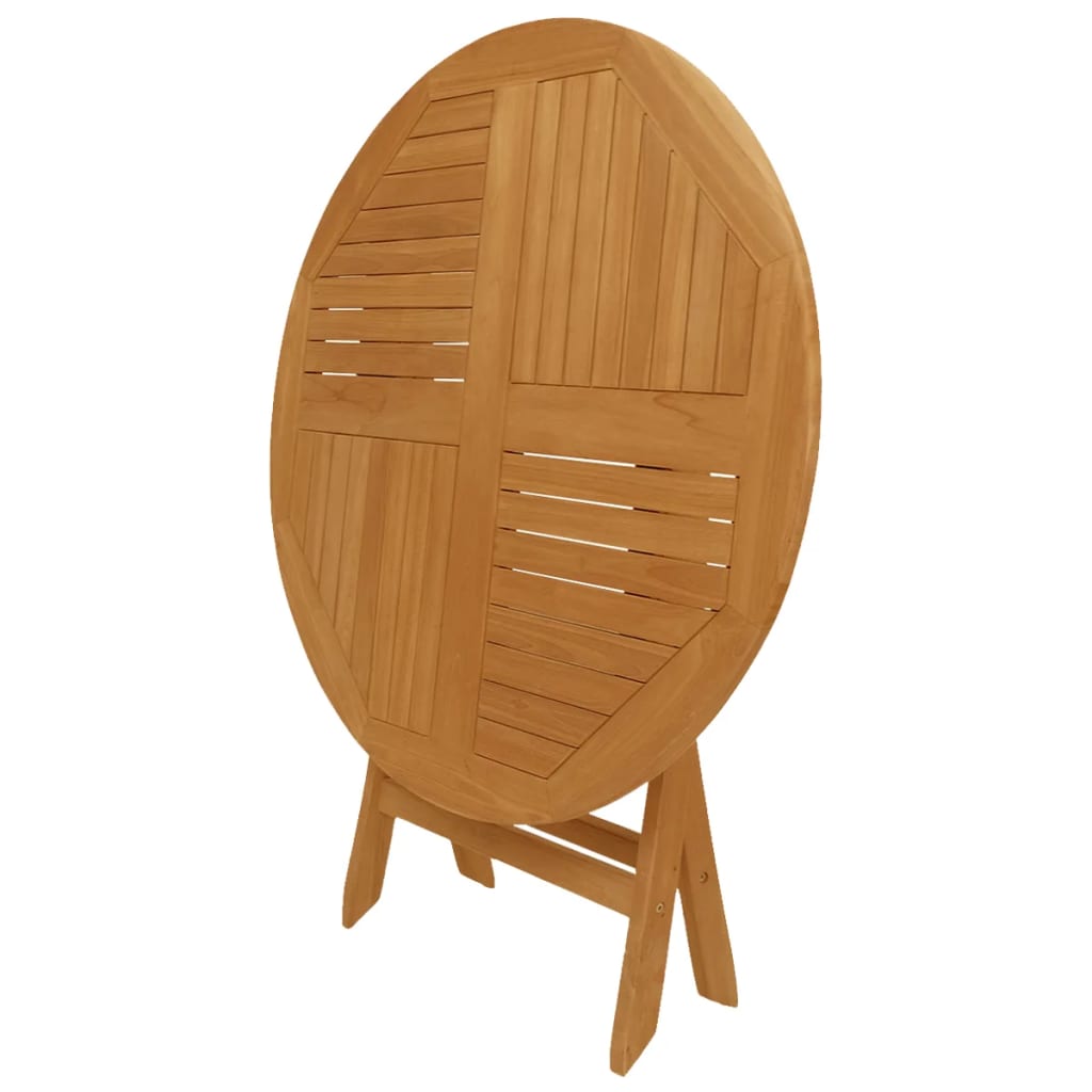 vidaXL Conjunto de comedor de jardín 5 piezas madera maciza de teca