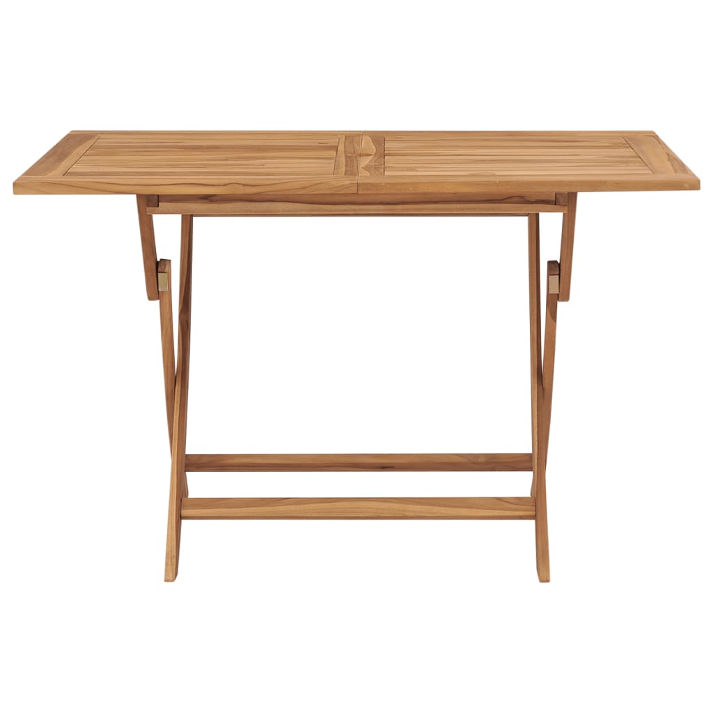 vidaXL Conjunto de comedor de jardín 5 piezas madera maciza de teca