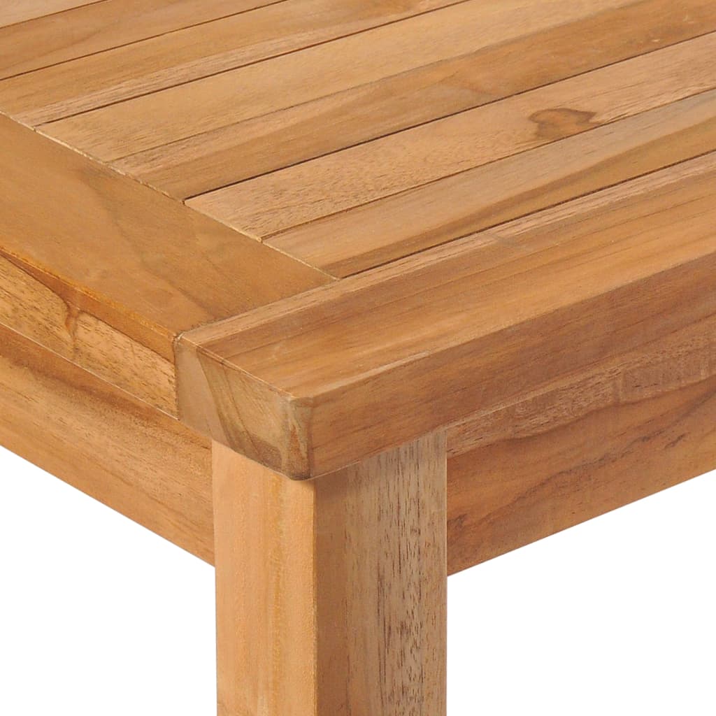 vidaXL Conjunto de comedor de jardín 5 piezas madera maciza de teca