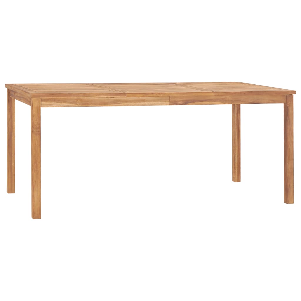 vidaXL Conjunto de comedor de jardín 5 piezas madera maciza de teca