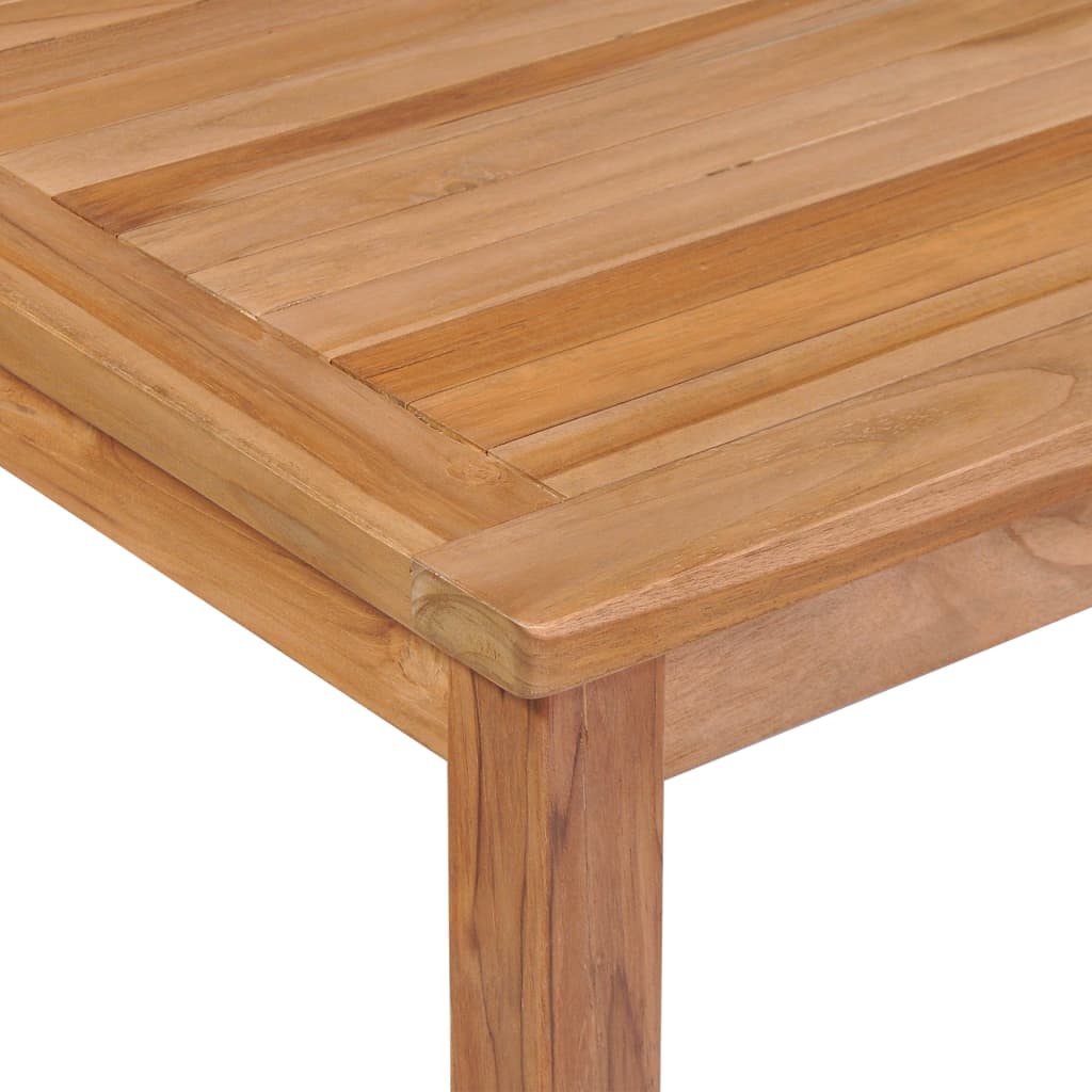 vidaXL Conjunto de comedor de jardín 7 piezas madera maciza de teca