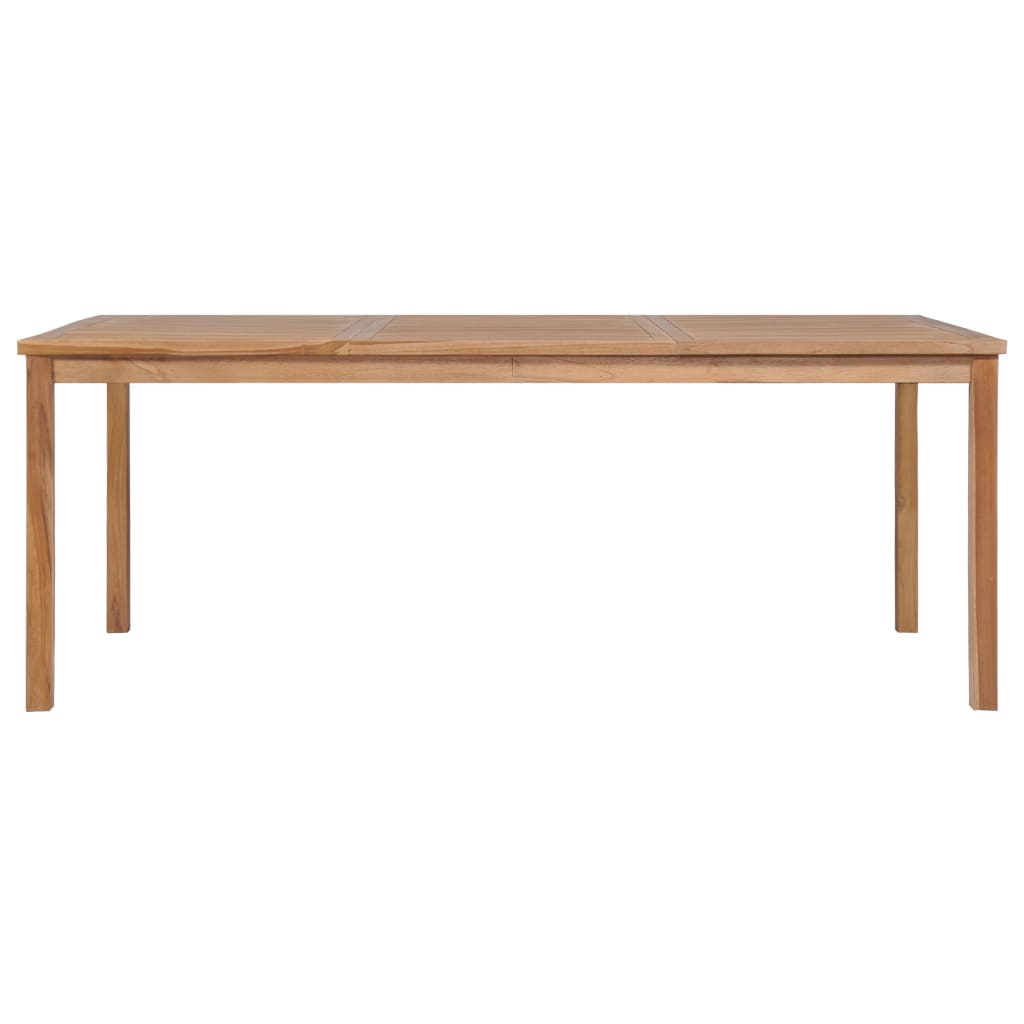 vidaXL Conjunto de comedor de jardín 9 piezas madera maciza de teca