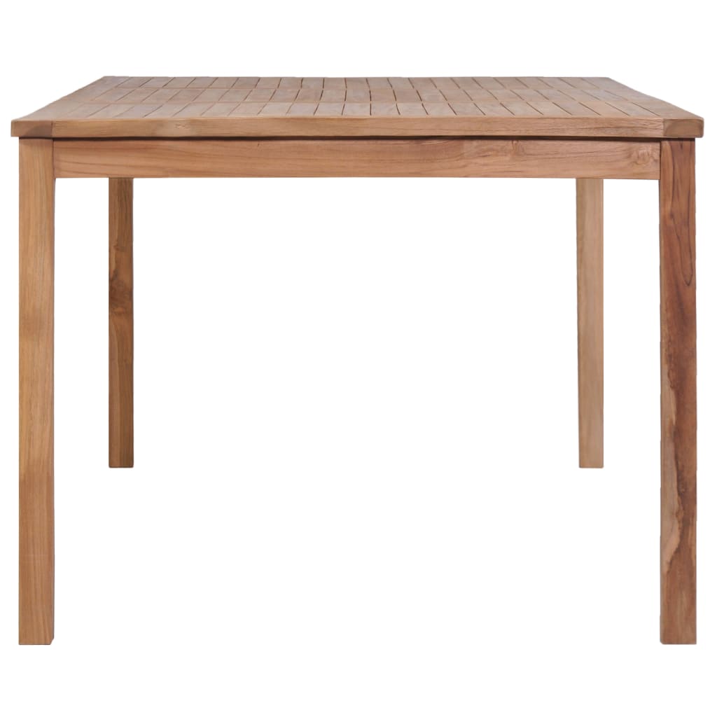 vidaXL Conjunto de comedor de jardín 9 piezas madera maciza de teca