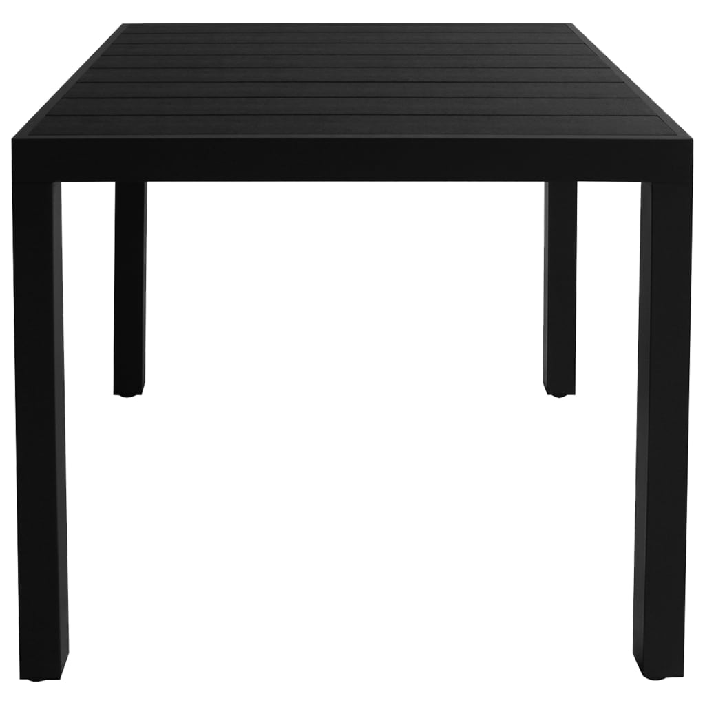 vidaXL Juego de comedor para jardín 3 piezas negro y marrón