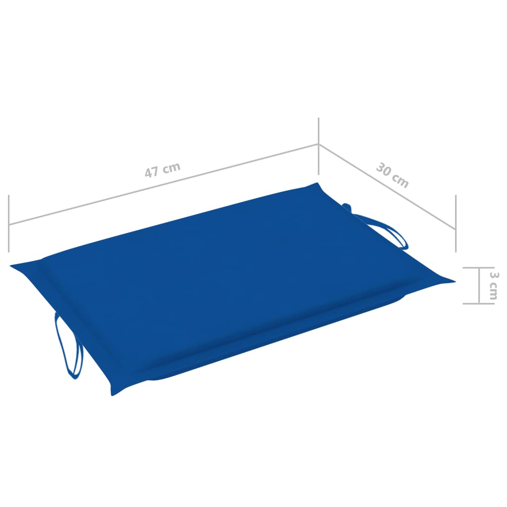 vidaXL Tumbona de jardín con mesa y cojín madera maciza de acacia