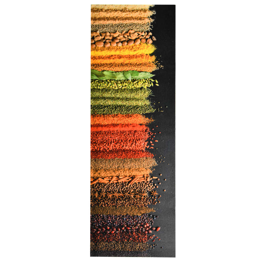 vidaXL Alfombra de cocina lavable Spice 60x300 cm