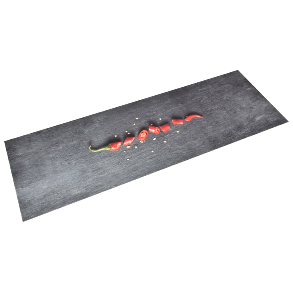 vidaXL Alfombra de cocina lavable Pepper 45x150 cm