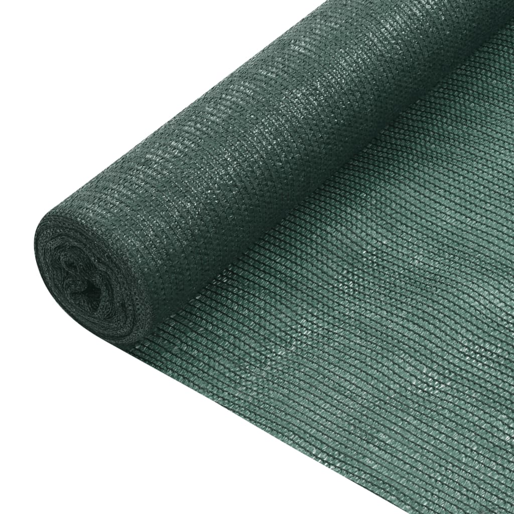 vidaXL Red de privacidad HDPE verde 2x50 m 75 g/m²