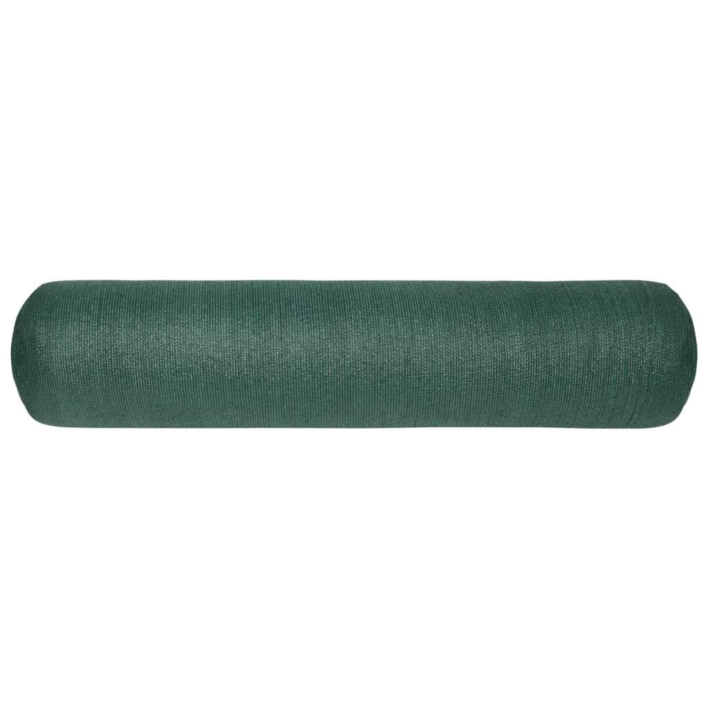 vidaXL Red de privacidad HDPE verde 1x25 m 150 g/m²