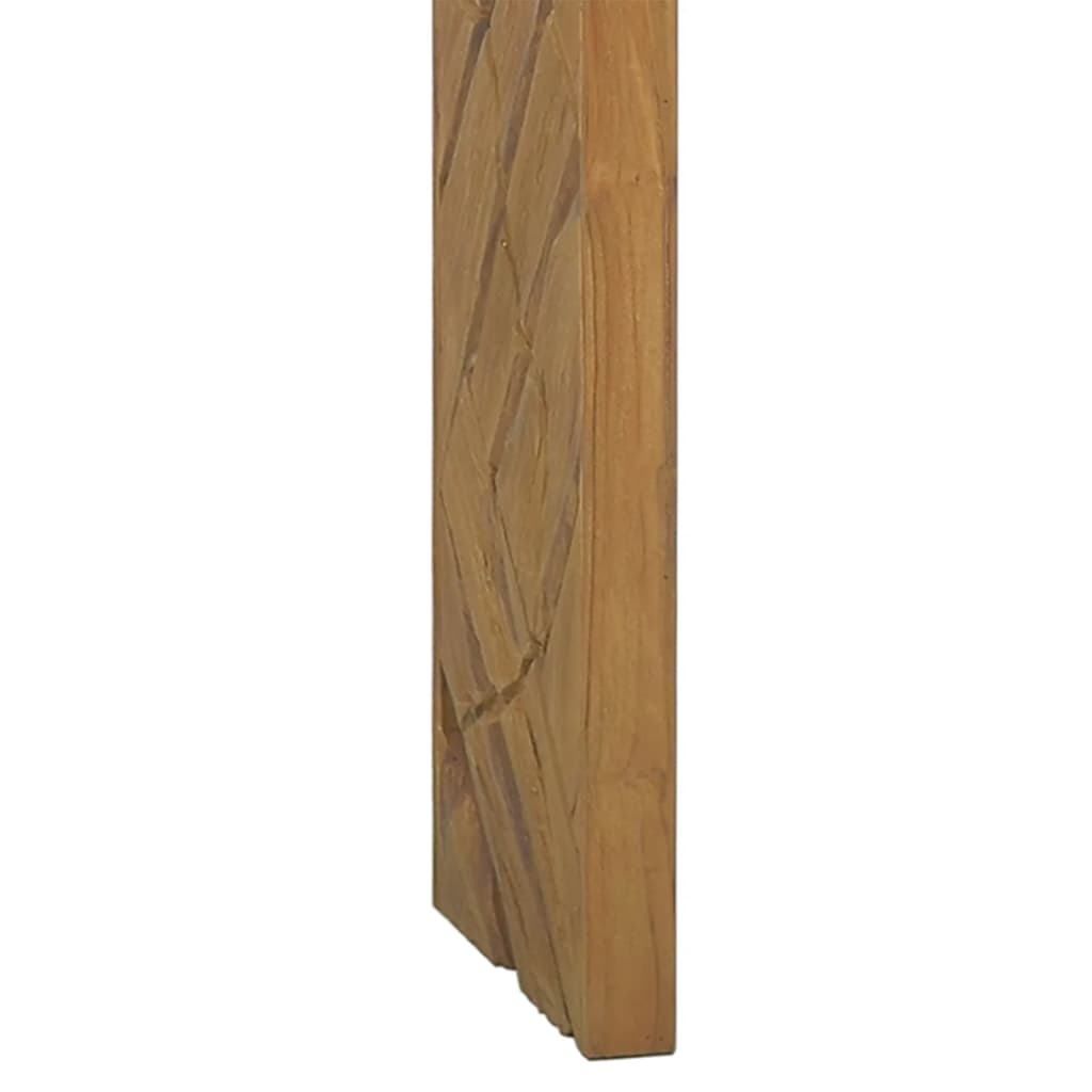 vidaXL Mesa consola de madera maciza de teca 110x35x75 cm