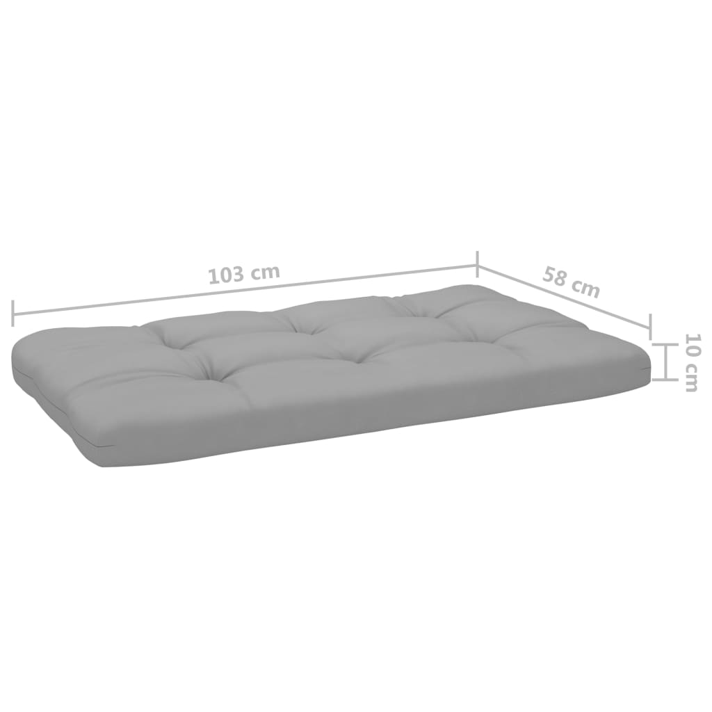 vidaXL Muebles de palets 6 pzas y cojines madera pino impregnada miel