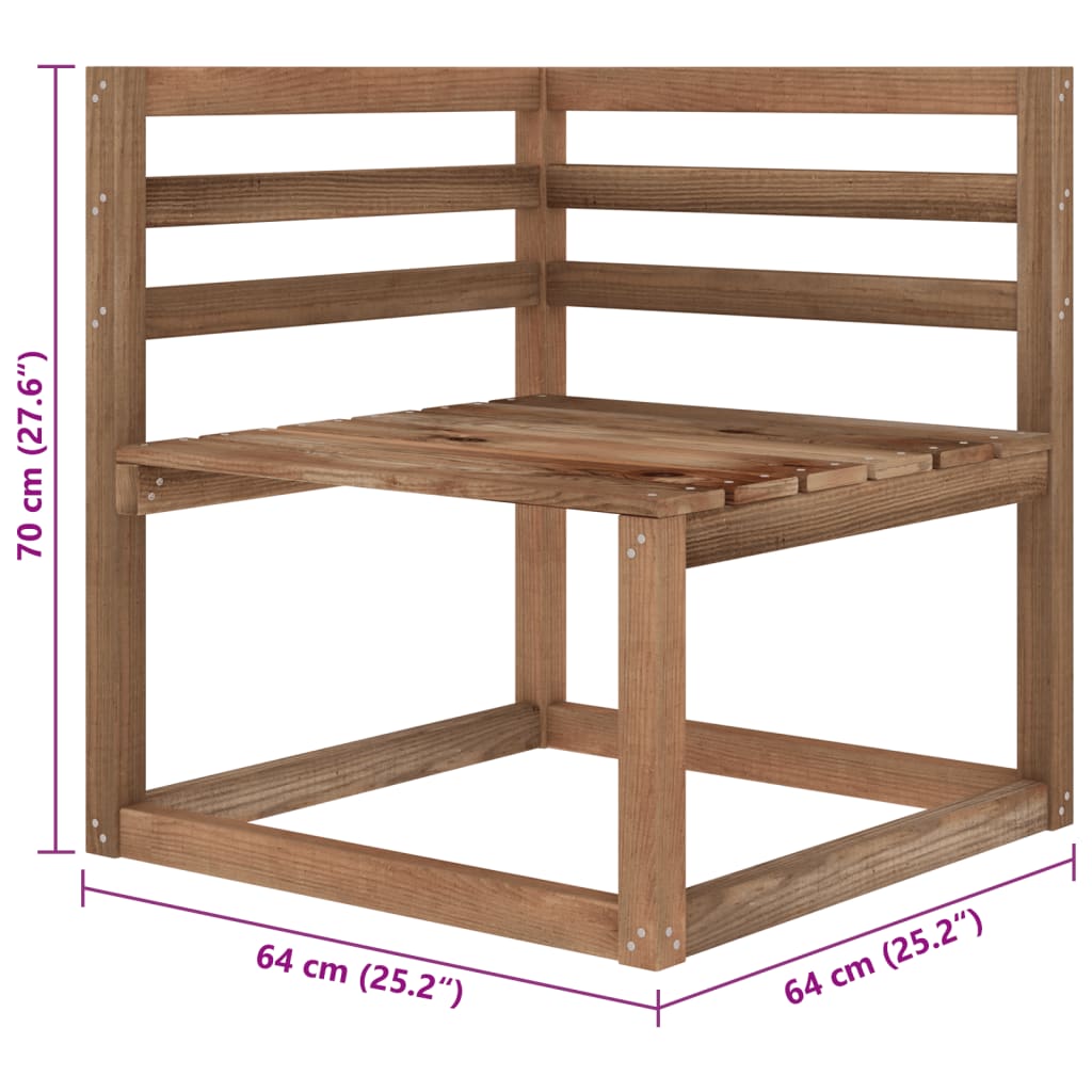 vidaXL Juego de muebles de jardín 6 piezas con cojines verdes