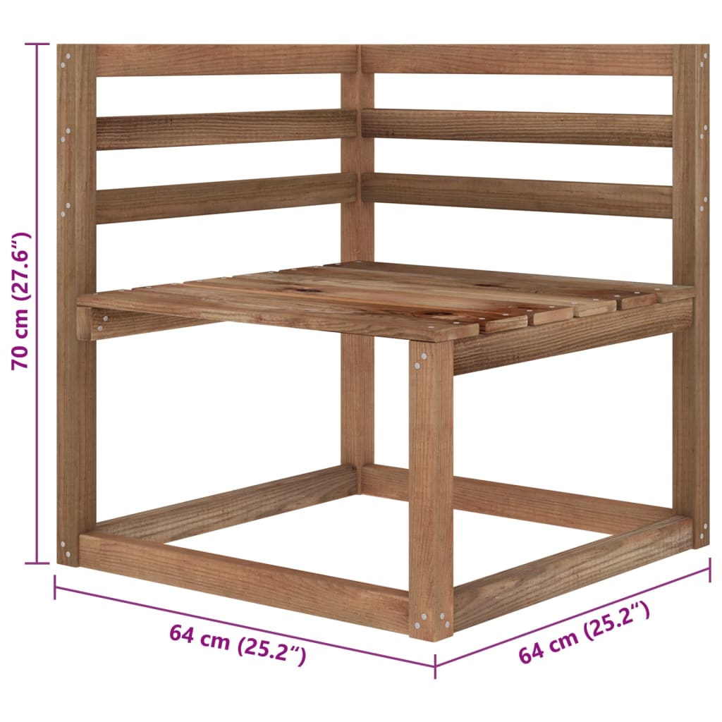 vidaXL Juego de muebles de jardín 6 piezas con cojines azules