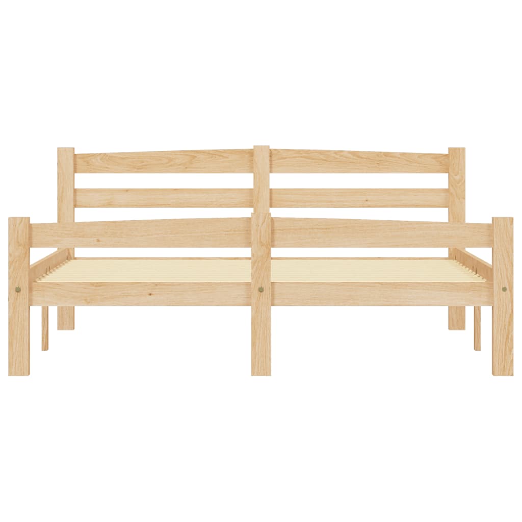 vidaXL Estructura de cama sin colchón madera maciza de pino 140x200 cm