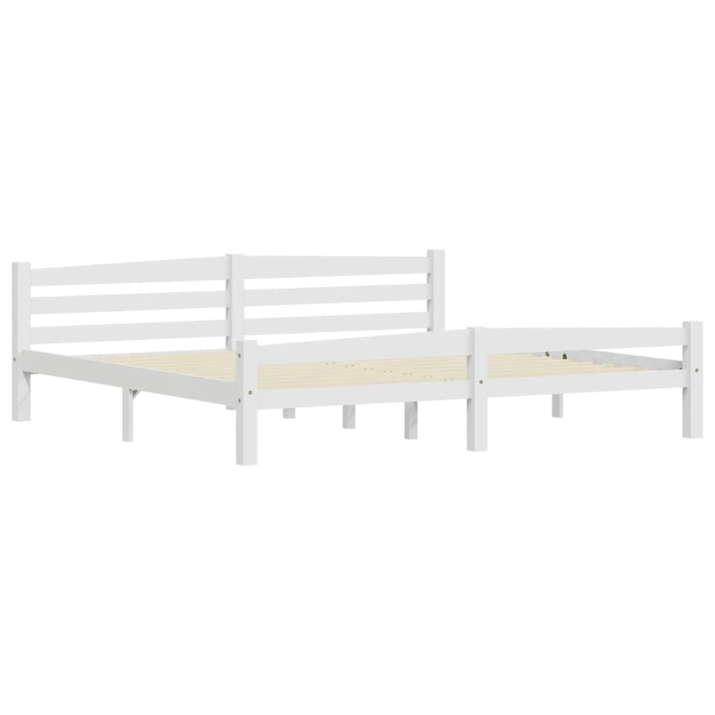 vidaXL Estructura de cama sin colchón madera maciza de pino 200x200 cm