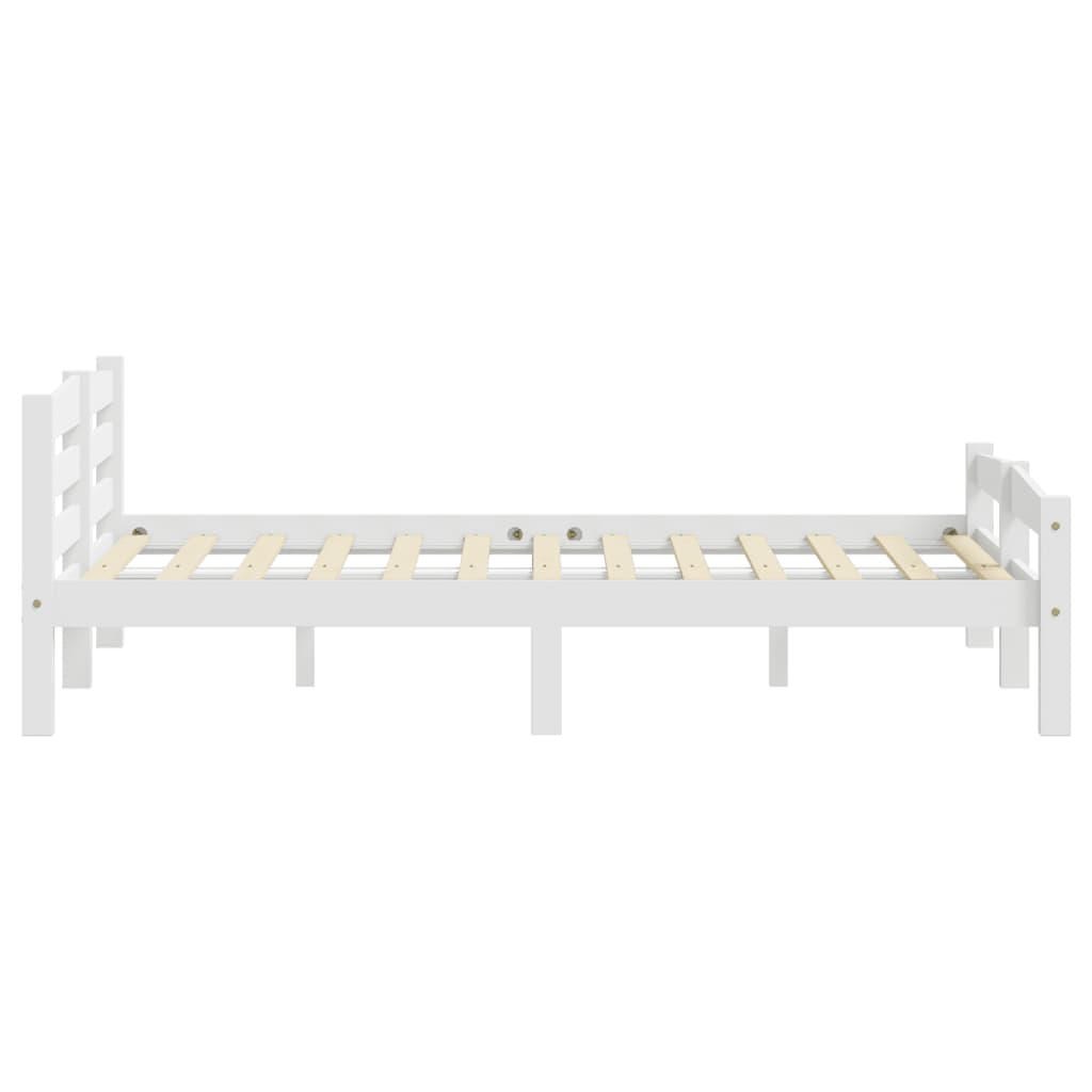 vidaXL Estructura de cama sin colchón madera maciza de pino 200x200 cm