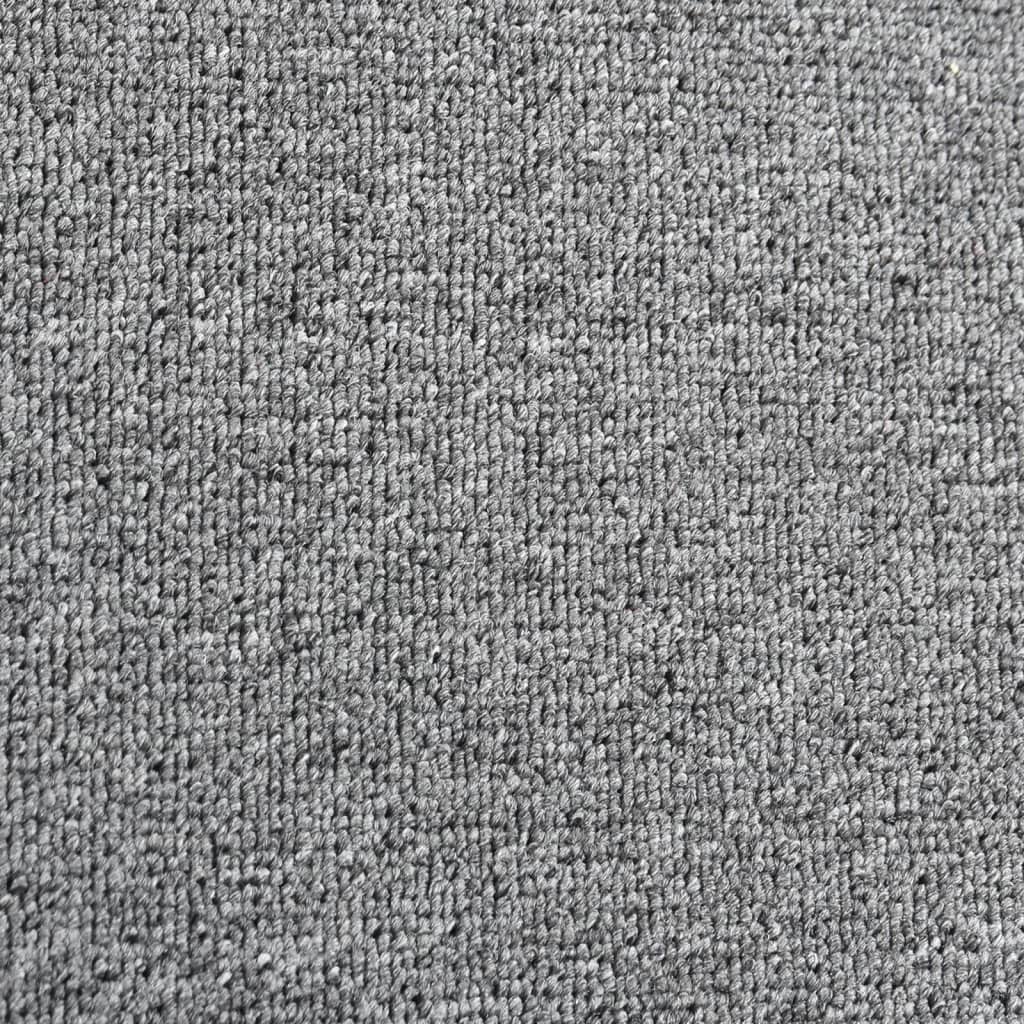 vidaXL Alfombra de pasillo gris oscuro 50x200 cm