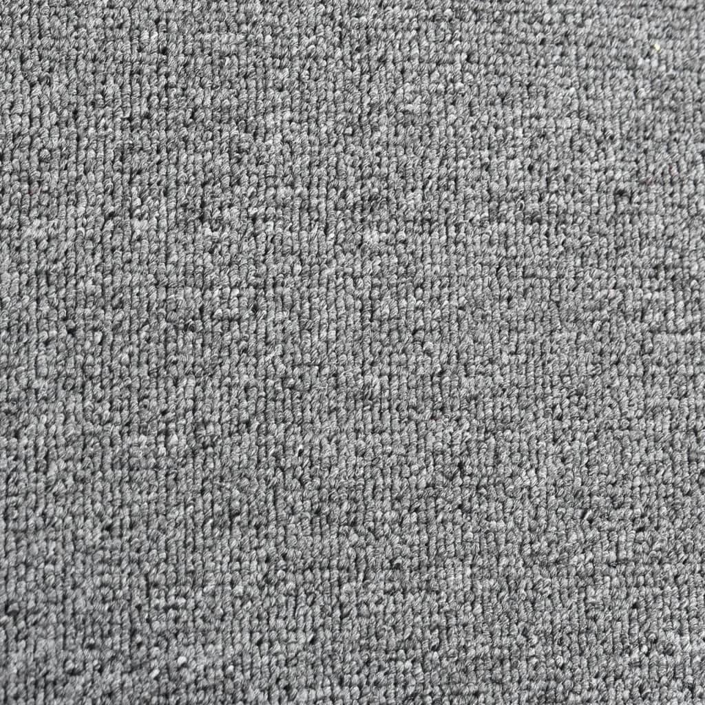 vidaXL Alfombra de pasillo gris oscuro 80x200 cm