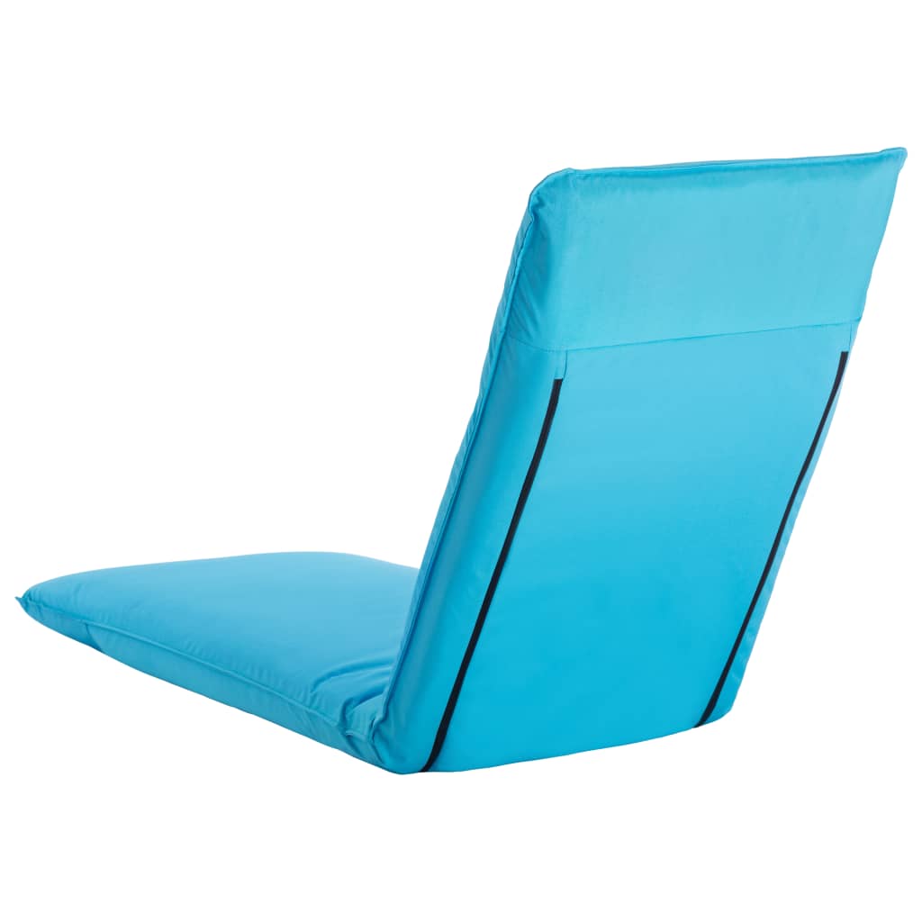 vidaXL Tumbona plegable de tela Oxford azul