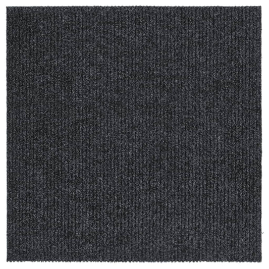 vidaXL Alfombra de pasillo atrapa suciedad 100x100 cm gris antracita