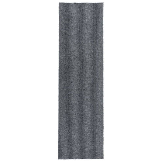 vidaXL Alfombra de pasillo atrapa suciedad 100x400 cm gris