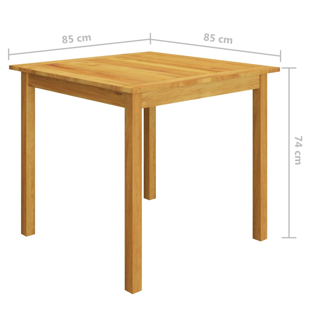 vidaXL Juego de comedor de jardín de 3 piezas beige