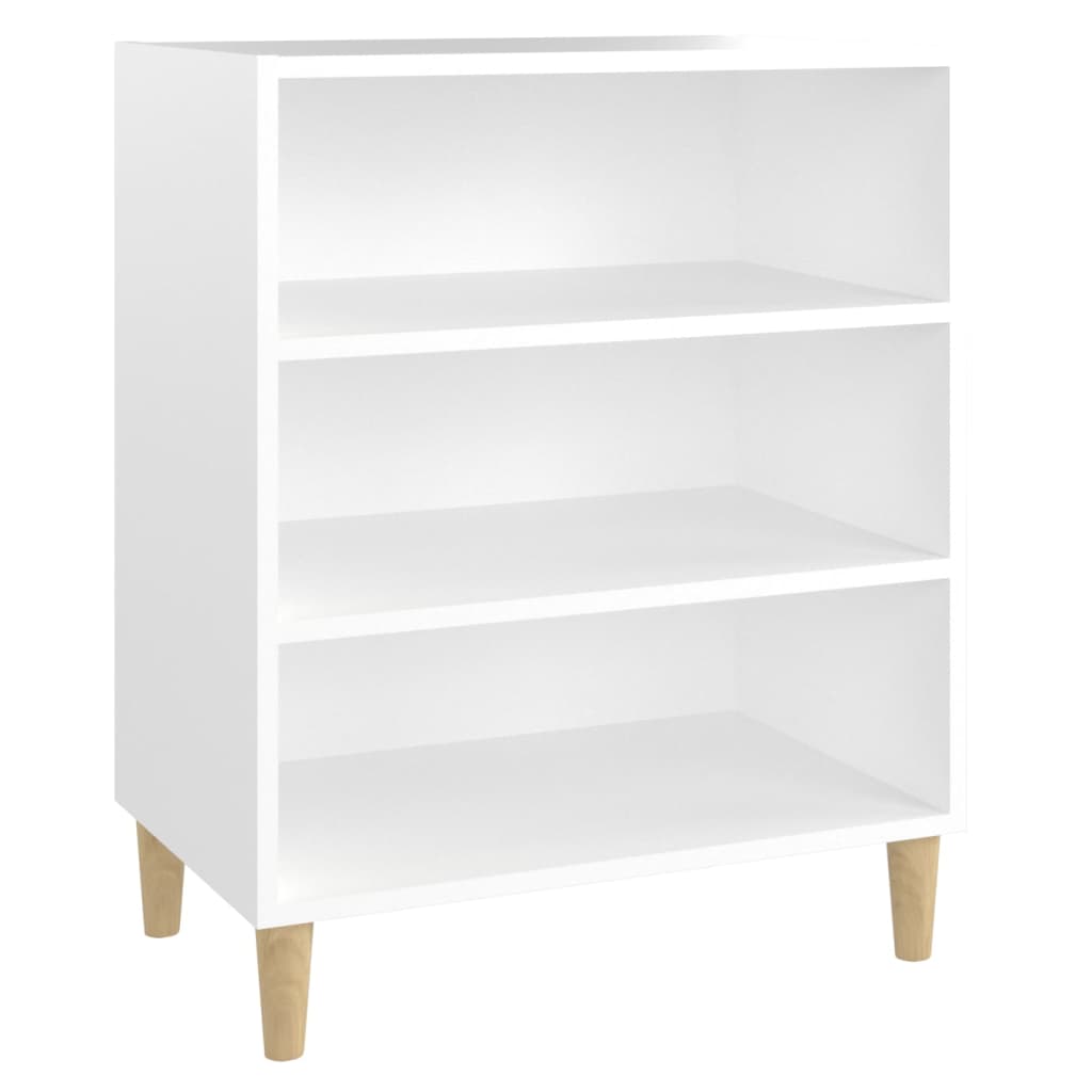 vidaXL Aparador de madera contrachapada blanco 57x35x70 cm