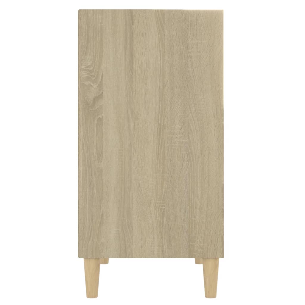 vidaXL Aparador de madera contrachapada roble Sonoma 57x35x70 cm