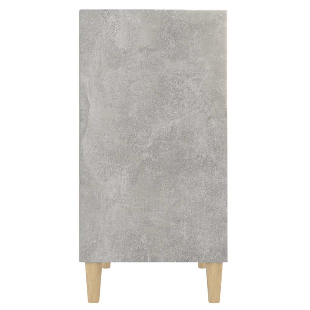 vidaXL Aparador de madera contrachapada gris hormigón 57x35x70 cm