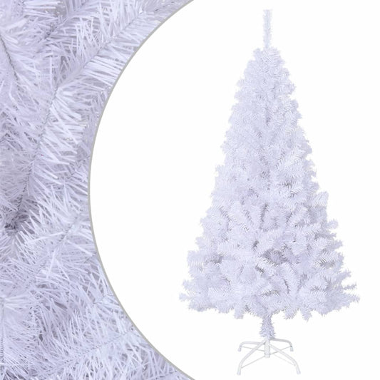 vidaXL Árbol de Navidad artificial con ramas gruesas PVC blanco 120 cm