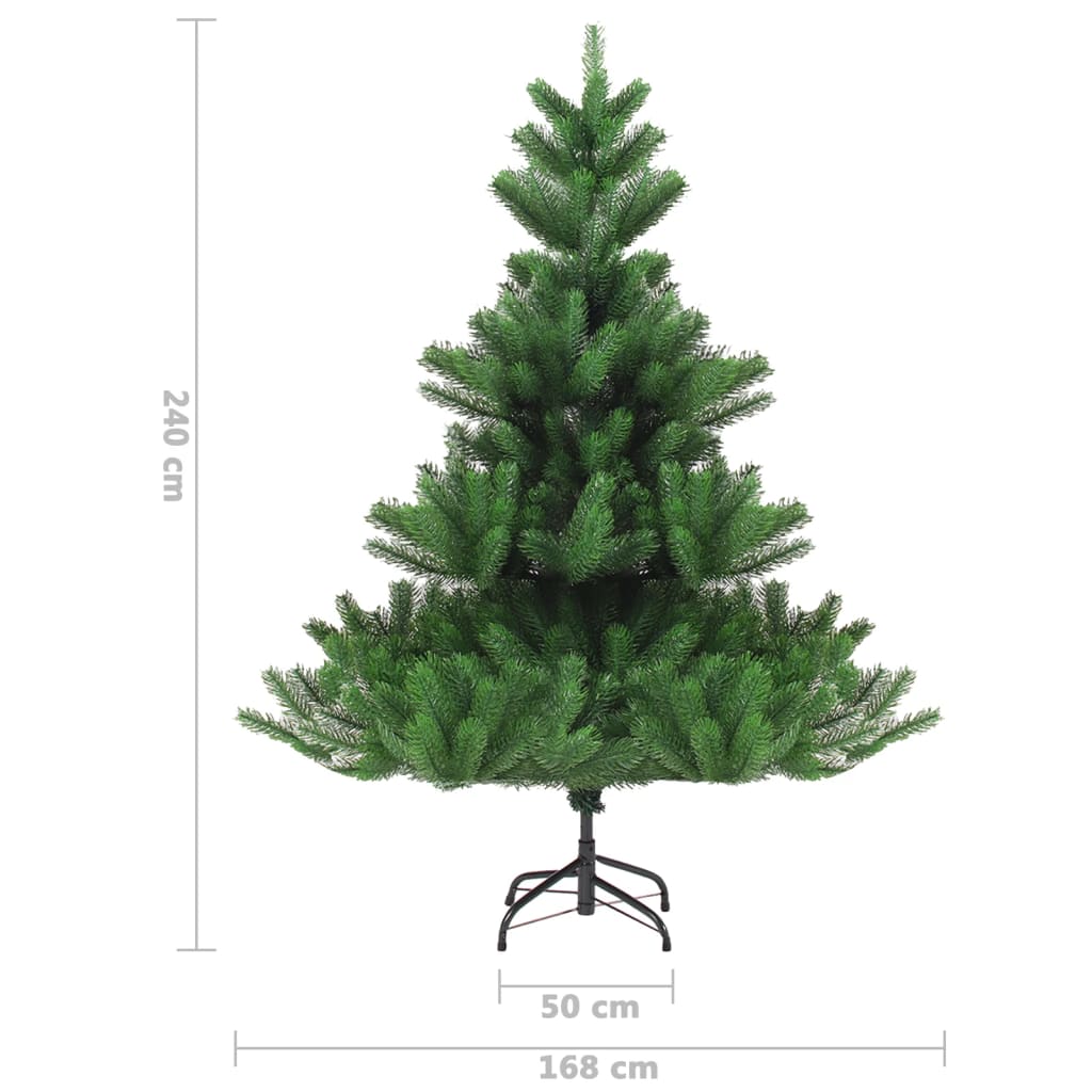 vidaXL Árbol de Navidad artificial abeto Nordmann verde 240 cm