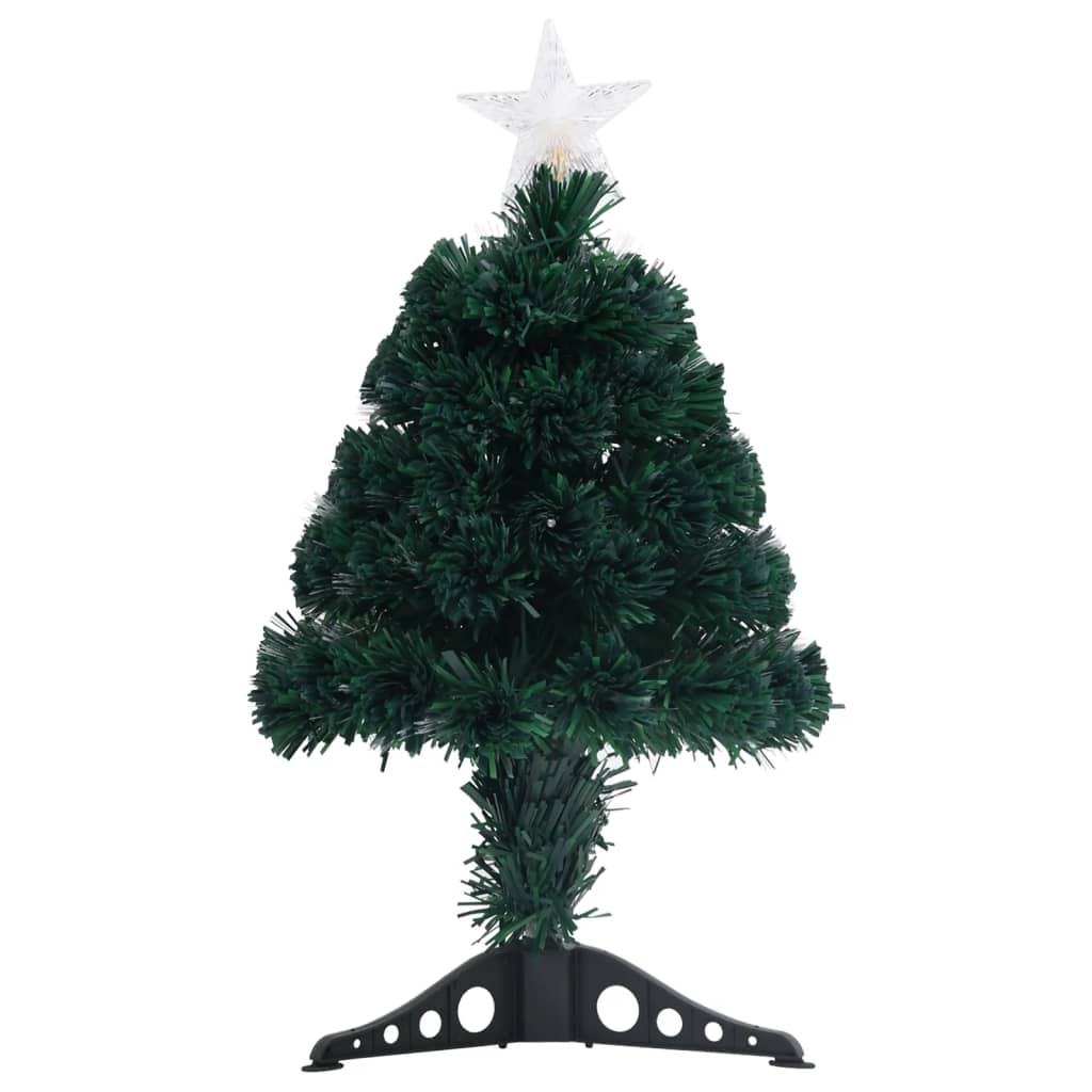 vidaXL Árbol de Navidad con luces y soporte fibra óptica 64 cm